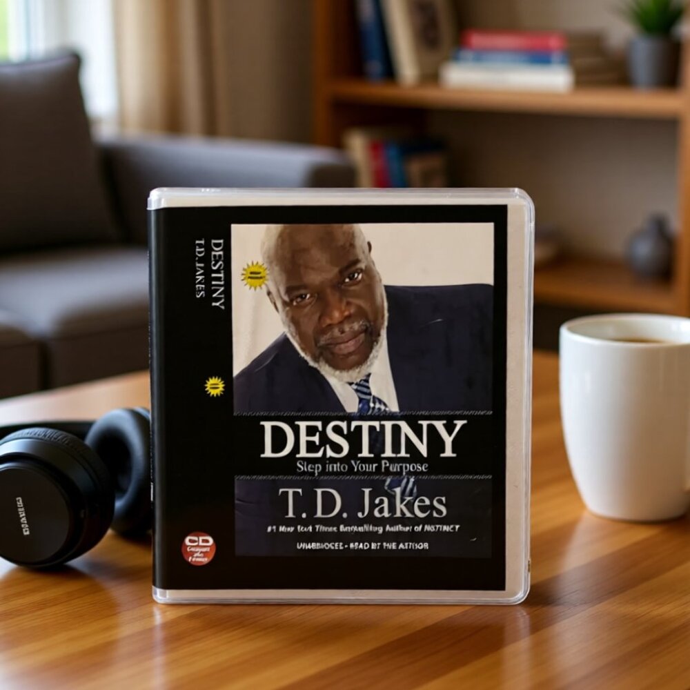 TD Jakes “Destiny” 7-Disc Audiobook CD Set – Faith, Purpose & Inspiration
